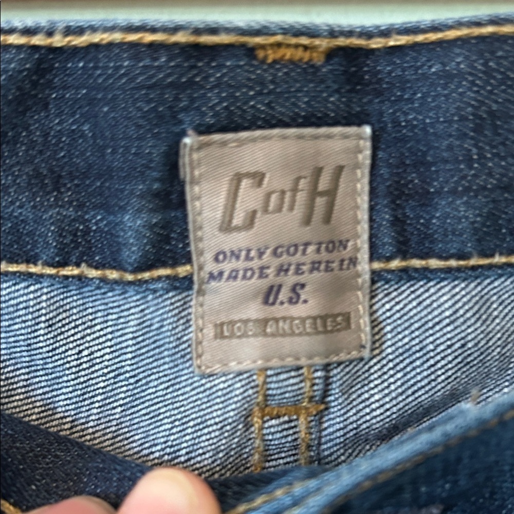 Citizens of Humanity Evans Men's Straight-Leg Jeans in Dark Blue Denim Size 34 - Picture 2 of 14